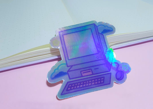 Digital Realm: Connecting to Dream World Die-Cut Sticker