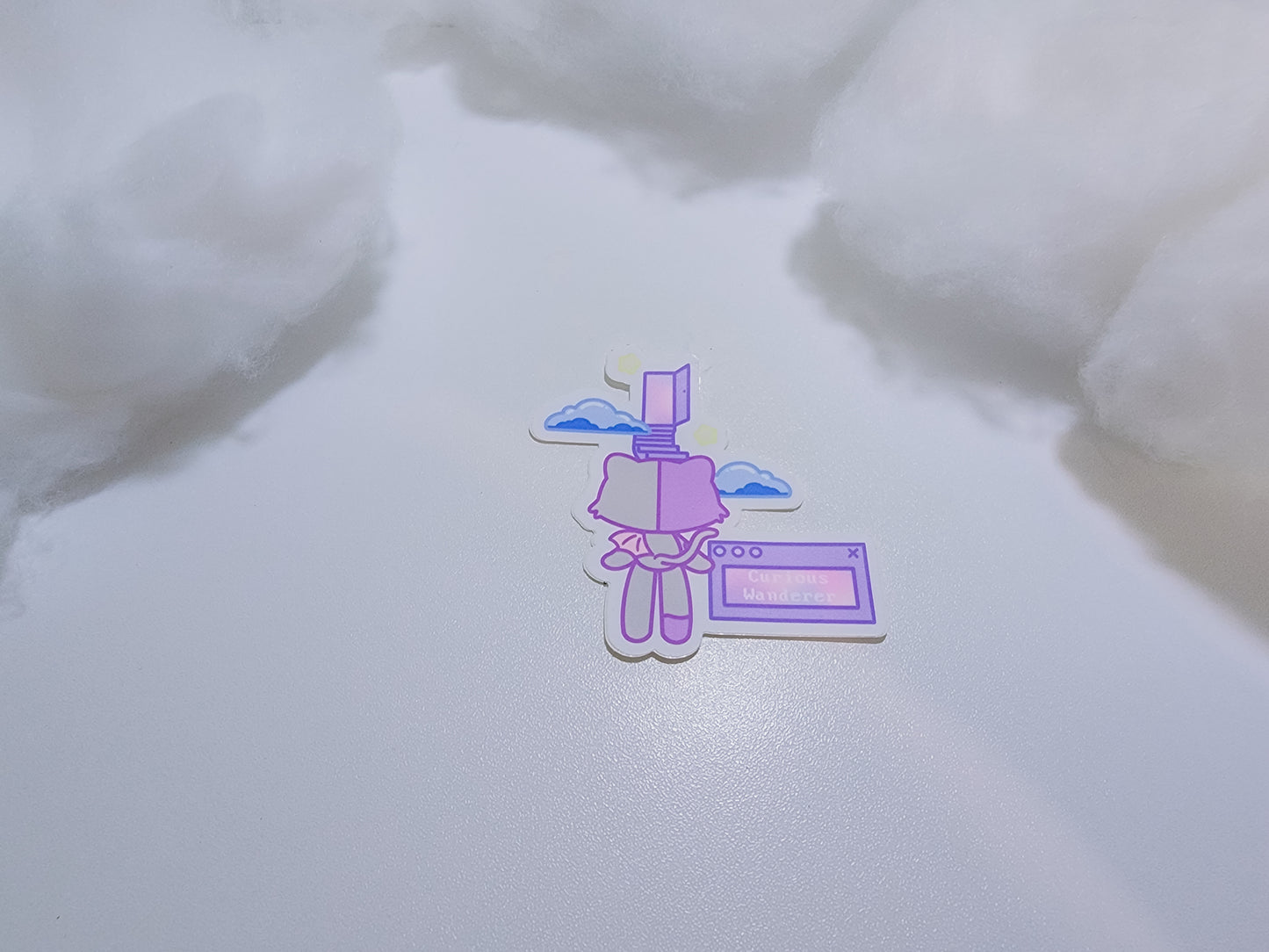 Curious Wanderer - Dos Die-Cut Sticker