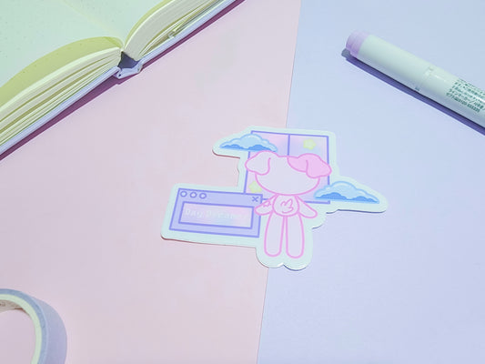 Day Dreamer - Kitty Die-Cut Sticker
