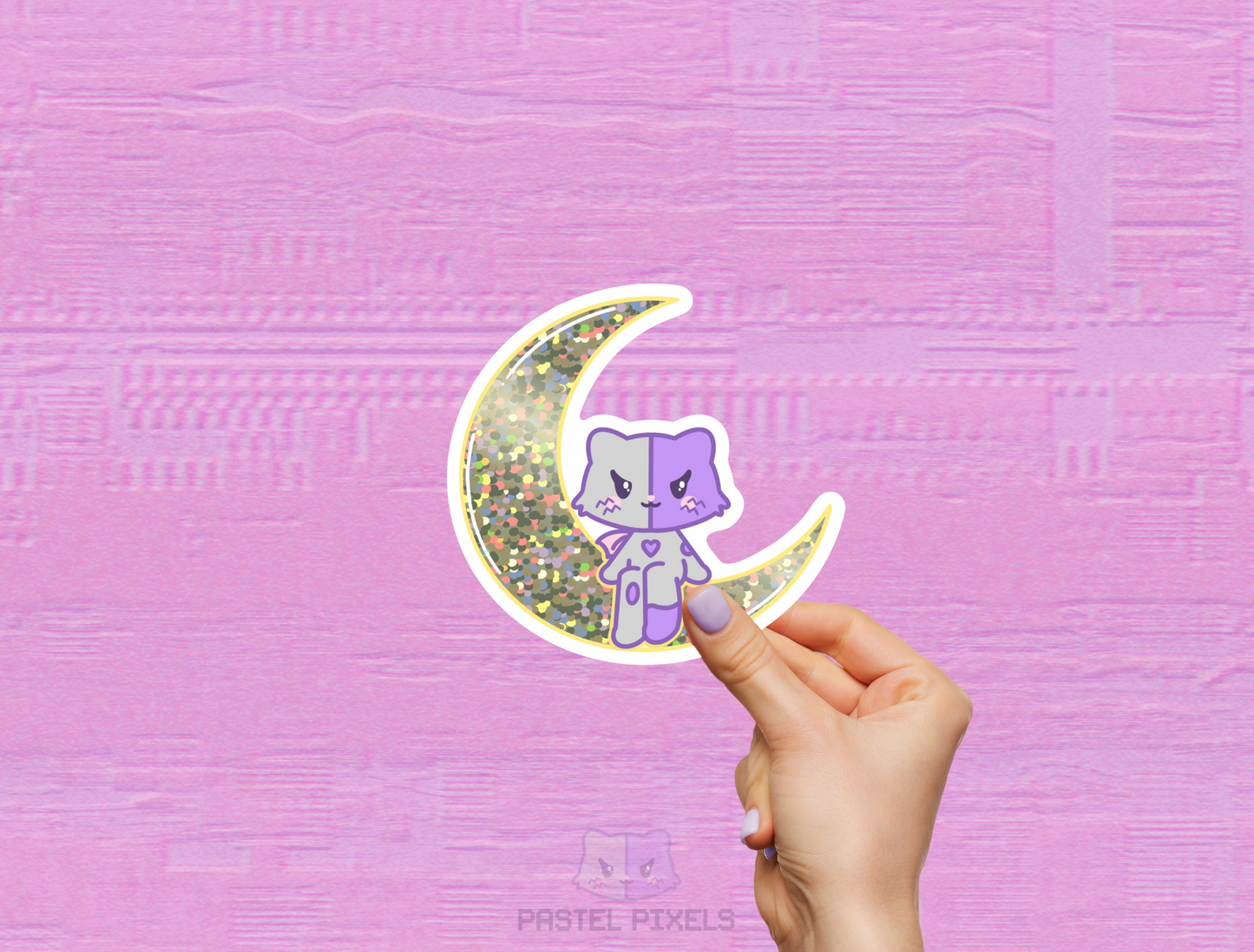 Lunar Escape Die-Cut Sticker