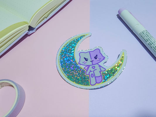 Lunar Escape Die-Cut Sticker