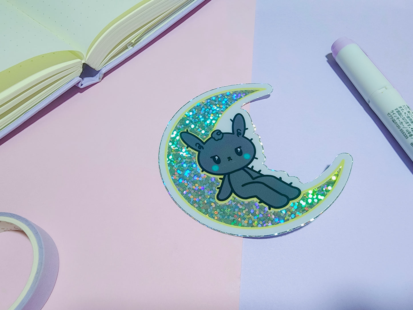 Lunar Escape Die-Cut Sticker