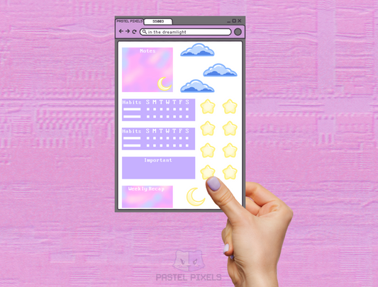 In the Dreamlight Planner Sticker Sheet