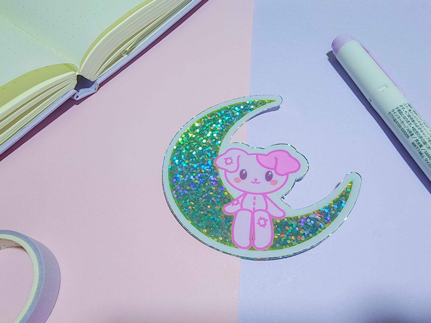 Lunar Escape Die-Cut Sticker