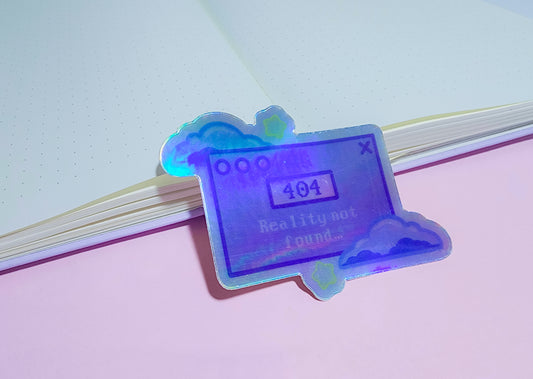 Digital Realm: Reality Not Found Die-Cut Sticker