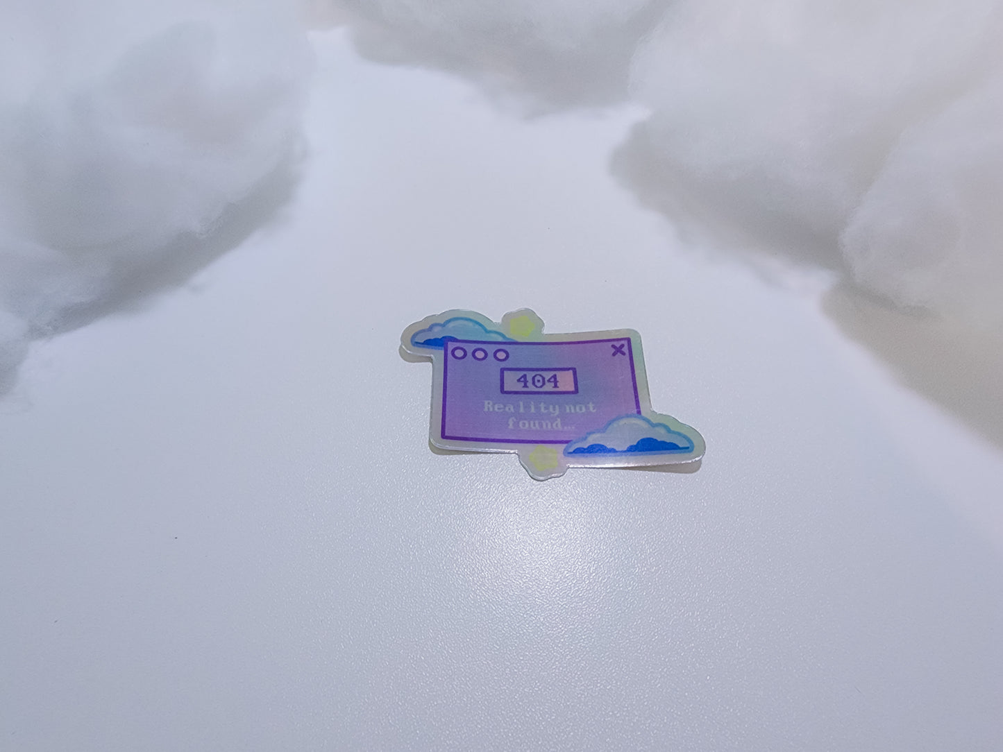 Digital Realm: Reality Not Found Die-Cut Sticker