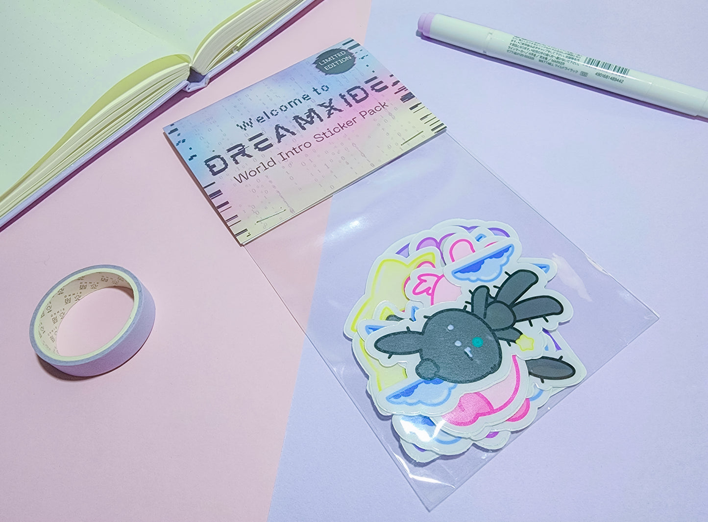 Welcome to Dreamxide World Intro Sticker Pack - Limited Edition 