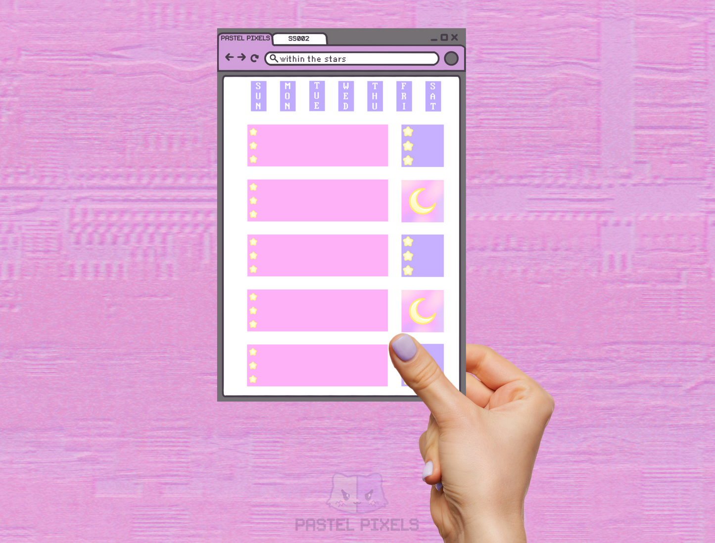 Within the Stars Planner Sticker Sheet