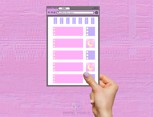 Within the Stars Planner Sticker Sheet