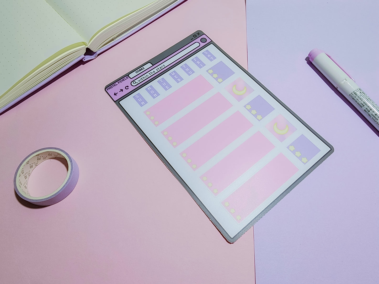 Within the Stars Planner Sticker Sheet